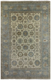 11' 5" X 17' 9" Oriental Oushak Hand Knotted Wool Rug - Golden Nile