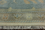 11' 5" X 17' 9" Oriental Oushak Hand Knotted Wool Rug - Golden Nile