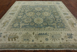 10' X 10' Oriental Square Traditional Oushak Wool Rug - Golden Nile