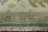10' X 10' Oriental Square Traditional Oushak Wool Rug - Golden Nile