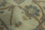 6' 2" X 17' 4" Handmade Oriental Oushak Wool Rug - Golden Nile