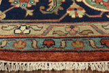 11' 10" X 12' Oriental Square Heriz Handmade Wool Rug - Golden Nile