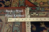 11' 10" X 12' Oriental Square Heriz Handmade Wool Rug - Golden Nile