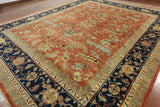 11' 10" X 15' Oriental Hand Knotted Heriz Serapi Traditional Rug - Golden Nile