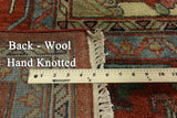 11' 11" X 14' 10" Handmade Wool Heriz Serapi Traditional Rug - Golden Nile