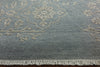 Modern Hi-Lo Pile Wool & Silk Hand Knotted Rug 9' X 12' - Golden Nile