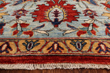 Red Fine Serapi Hand Knotted Wool Area Rug - 9' 1" X 12' 0" - Golden Nile