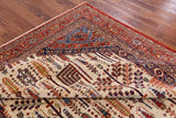 Persian Ziegler Hand Knotted Area Rug - 7' 11" X 9' 9" - Golden Nile