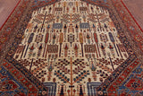 Persian Ziegler Hand Knotted Area Rug - 7' 11" X 9' 9" - Golden Nile