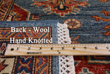 Super Kazak Hand Knotted Wool Area Rug - 4' 11" X 6' 11" - Golden Nile