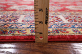 Red Super Kazak Hand Knotted Wool Rug - 4' 11" X 6' 10" - Golden Nile