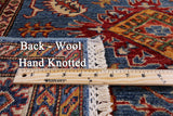 Super Kazak Hand Knotted Oriental Wool Area Rug - 3' 10" X 5' 10" - Golden Nile