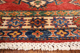 Super Kazak Handmade Area Rug - 3' 10" X 5' 8" - Golden Nile