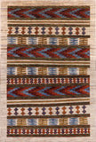 Southwest Navajo Design Hand Knotted Oriental Rug - 5' 10" X 8' 8" - Golden Nile