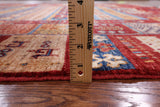 Tribal Persian Gabbeh Hand Knotted Wool Area Rug - 6' 10" X 9' 5" - Golden Nile