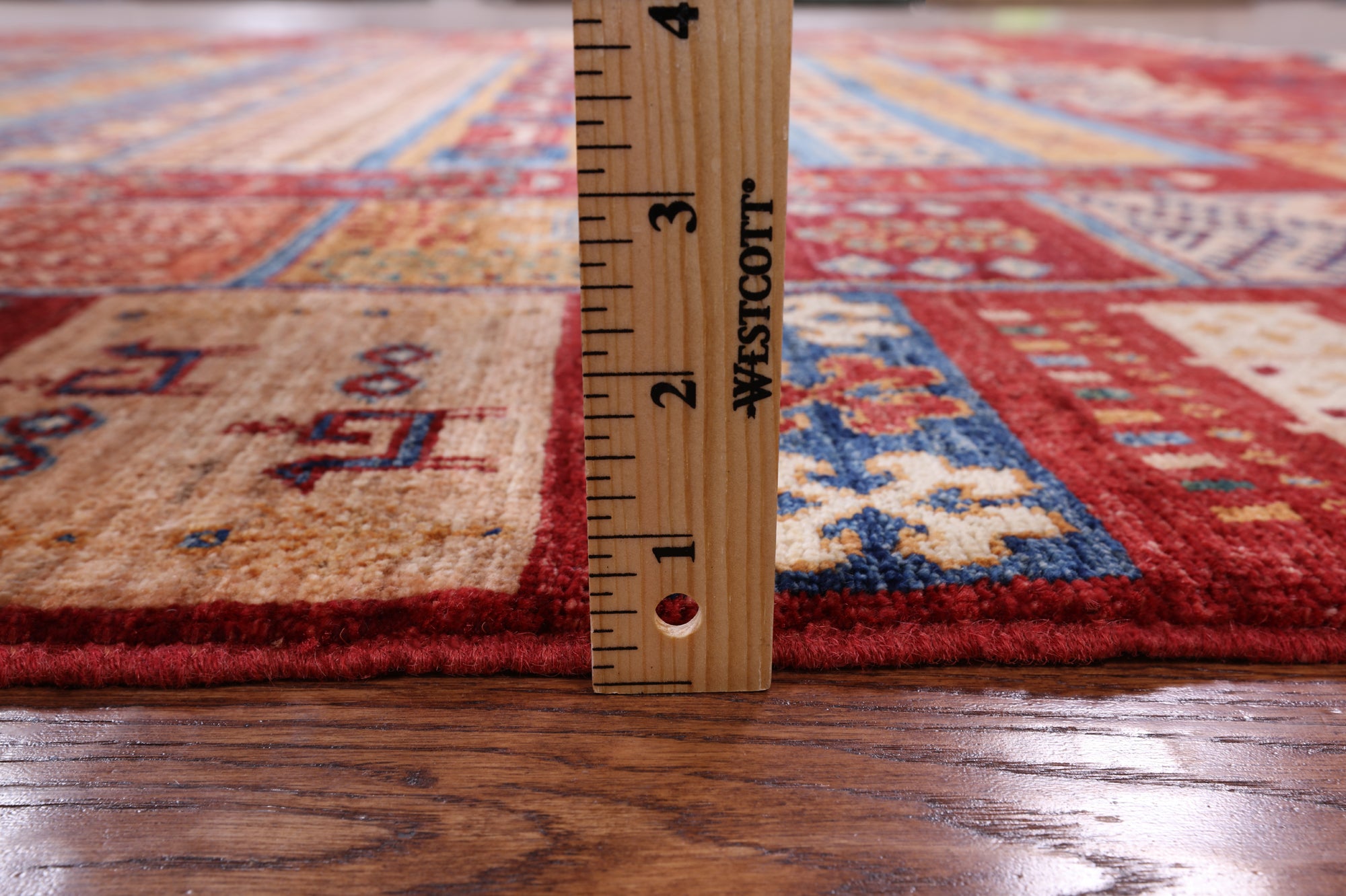 Tribal Persian Gabbeh Hand Knotted Wool Area Rug - 6' 10" X 9' 5" - Golden Nile