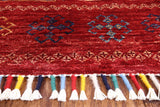 Tribal Persian Gabbeh Hand Knotted Wool Area Rug - 6' 10" X 9' 5" - Golden Nile