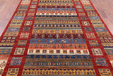 Tribal Persian Gabbeh Handmade Wool Rug - 7' 0" X 9' 6" - Golden Nile