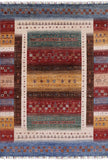 Persian Gabbeh Tribal Hand Knotted Wool Rug - 5' 9" X 8' 3" - Golden Nile
