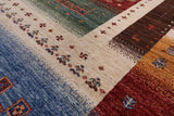 Persian Gabbeh Tribal Hand Knotted Wool Rug - 5' 9" X 8' 3" - Golden Nile