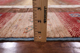 Persian Gabbeh Tribal Hand Knotted Wool Rug - 5' 9" X 8' 3" - Golden Nile
