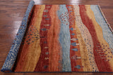 Tribal Persian Gabbeh Hand Knotted Wool Rug - 5' 9" X 7' 9" - Golden Nile