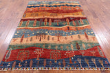 Super Gabbeh Hand Knotted Oriental Area Rug - 5' 8" X 7' 10" - Golden Nile