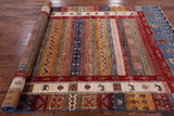 Tribal Persian Gabbeh Hand Knotted Wool Rug - 5' 7" X 7' 11" - Golden Nile