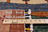 Super Gabbeh Handmade Oriental Wool Area Rug - 4' 11" X 7' 1" - Golden Nile