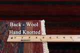 Overdyed Full Pile Wool Khorjin Handmade Area Rug - 4' 1" X 6' - Golden Nile