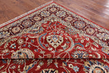 Red Fine Serapi Hand Knotted Area Rug - 8' 11" X 12' 0" - Golden Nile
