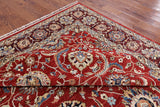 Red Fine Serapi Hand Knotted Area Rug - 8' 11" X 12' 0" - Golden Nile