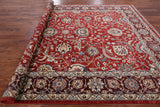 Red Fine Serapi Hand Knotted Area Rug - 8' 11" X 12' 0" - Golden Nile