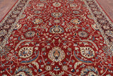 Red Fine Serapi Hand Knotted Area Rug - 8' 11" X 12' 0" - Golden Nile