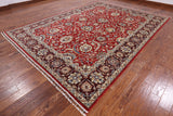 Red Fine Serapi Hand Knotted Area Rug - 8' 11" X 12' 0" - Golden Nile
