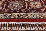Red Fine Serapi Hand Knotted Area Rug - 8' 11" X 12' 0" - Golden Nile