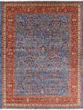 Persian Ziegler Hand Knotted Wool Area Rug - 9' 1" X 11' 10" - Golden Nile