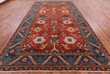 Fine Serapi Hand Knotted Wool Area Rug - 8' 2" X 13' 11" - Golden Nile