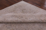 Persian Vintage White Wash Handmade Wool Rug - 9' 10" X 12' 7" - Golden Nile