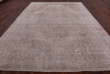 Persian Vintage White Wash Handmade Wool Rug - 9' 10" X 12' 7" - Golden Nile