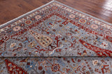 Grey Fine Serapi Hand Knotted Wool Area Rug - 10' 4" X 14' 0" - Golden Nile