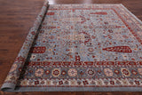 Grey Fine Serapi Hand Knotted Wool Area Rug - 10' 4" X 14' 0" - Golden Nile