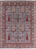 Grey Fine Serapi Hand Knotted Wool Area Rug - 10' 4" X 14' 0" - Golden Nile