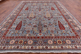 Grey Fine Serapi Hand Knotted Wool Area Rug - 10' 4" X 14' 0" - Golden Nile
