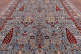 Grey Fine Serapi Hand Knotted Wool Area Rug - 10' 4" X 14' 0" - Golden Nile