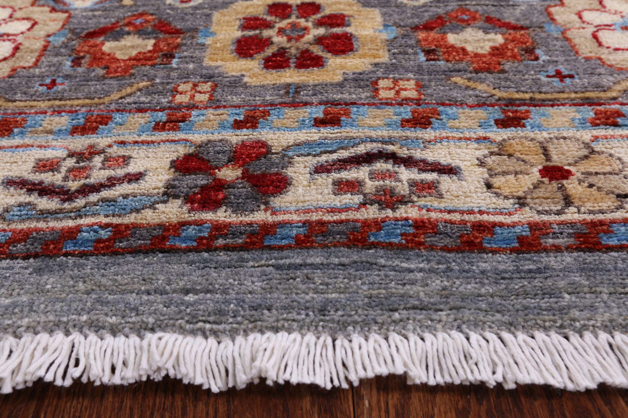 Grey Fine Serapi Hand Knotted Wool Area Rug - 10' 4" X 14' 0" - Golden Nile
