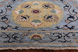 William Morris Handmade Oriental Wool Area Rug - 9' X 11' 9" - Golden Nile