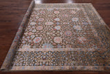 Pure Silk With Oxidized Wool Hand Knotted Area Rug - 8' X 9' 9" - Golden Nile