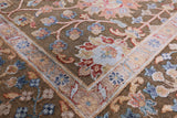 Pure Silk With Oxidized Wool Hand Knotted Area Rug - 8' X 9' 9" - Golden Nile