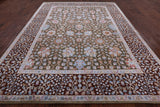 Persian Hand Knotted Wool & Silk Area Rug - 8' 11" X 11' 10" - Golden Nile
